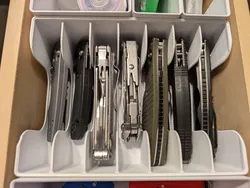 Gridfinity EDC Knife-Multitool Organizer