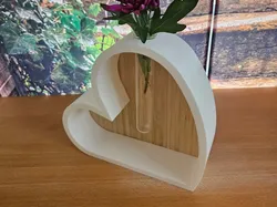 Jarrón con forma de corazón - Modelo de impresión 3D gratuito
