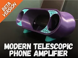 Modern Telescopic Phone Amplifier: Stylish Sound Enhancement