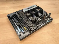 Screwdriver Bit Sorting Tray