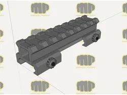 Планка повышающая Veber 015 Weaver - 15mm