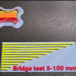 مجاني Test Models STL تنزيل - 3d Printer bridge test - Damnation Dragon