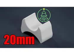 20mm PVC Pixel Spacer Block for 12mm Bullet Pixels