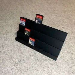 3D printer bestanden | 3MF | Display stand holder for 24 Nintendo Switch games