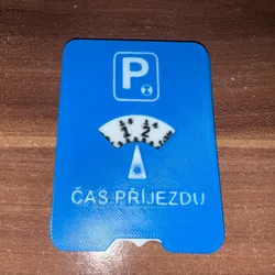 Car parking card