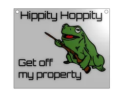 COLOR-SWITCH MULTI-LAYER FROG SIGN
