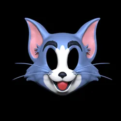 Cosplay STL Download - Tom Cat Maskby ArtistVN