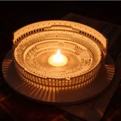 Fișiere pentru imprimante 3D | Fișier 3MF | Colosseum tea light