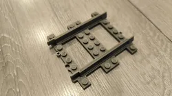 Lego train - Straight track rail - half
