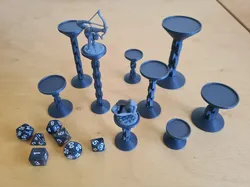 Miniature riser (DnD, Warhammer, flying, display)