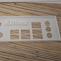 Other STL تنزيل - Задняя планка ASRock H110M-DVS - Ilyxa ZM