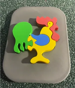 Rooster Puzzle for Kids