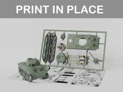 Sherman Tank - Kit Card
