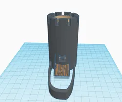 Simple one part dice tower
