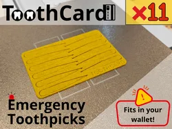 ToothCard - Emergency toothpick credit card