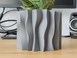 Wavy Plant pot and Planter - Vase mode design