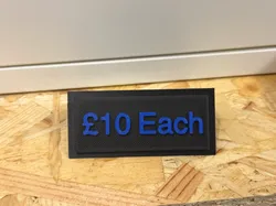 3D printer bestanden | 3MF | Market Price sign