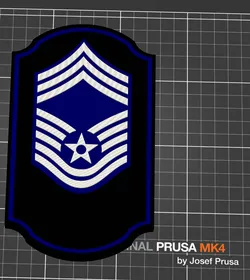 Chief Master Sergeant Plaque - Blank