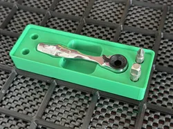 Gridfinity Bin for Wera 8001 Ratchet