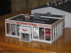 HO Scale International Truck Dealership