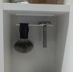holder for razor and brush