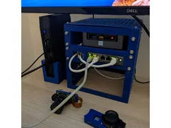 Mini rack TPlink TL-SG1005P mount