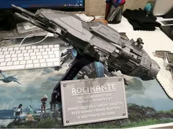 Rocinante Stand 45 degree with plaque