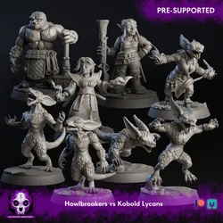 Caelitum Adventurers | Howlbreakers vs Kobold Lycans (8 models)
