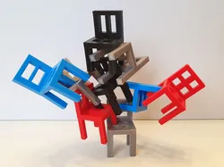 Chair stacking game - No supports