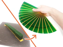 Collapsible Hand Fan (print in place)