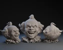 Creepy Clown Head