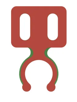 door latch right angle rework (thicker)