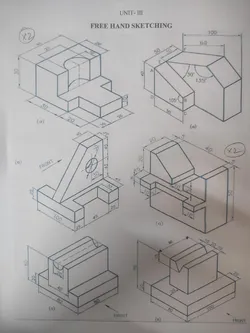 Engineering Graphics Freehand Sketch Design