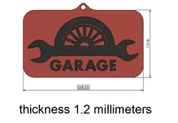 garage sign (single extruder)