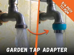 Garden Tap Adapter: 3/4 Inch to M24 for Water Diffusers and Filters
