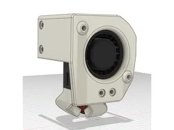 KP3S fanduct and holder for 5015 radial fan