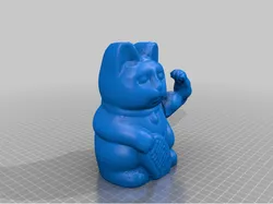 Muscle Maneki Neko / Waving Cat