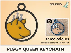 Pig Queen - Piggy Award Keychain