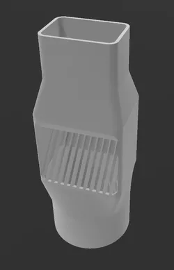 Quick and Dirty Rain Downspout Trash Diverter