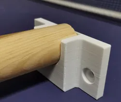 Rod holder / wall mount for 24mm / 28mm filament rod