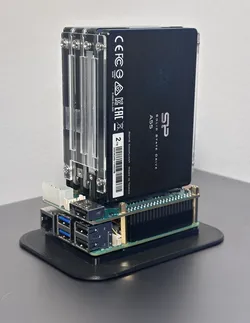 Wide Base for Raspberry Pi Radxa PENTA NAS
