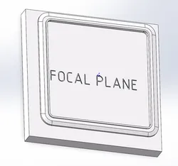 ALPA Standard Lensboard with focal plane sign