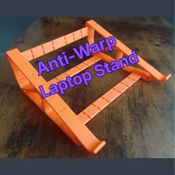 Fișiere pentru imprimante 3D | Fișier 3MF | Anti-Warp Laptop Stand (Remix) – Stable & Easy to Print