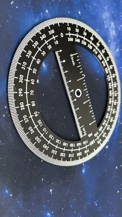 New 360 Degrees Protractor centimetre (cm) And Inch