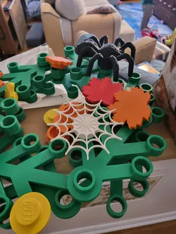 Spider web for lego wreath