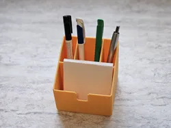 Stift und Zettelhalter