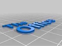 The Office Sign