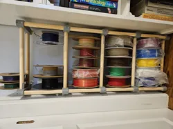 3D Printer Filament Spool Shelf