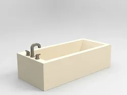 Free Industrial Design & Prototypes STL Download - Low Poly Bathtub 3D Modelby Philippo