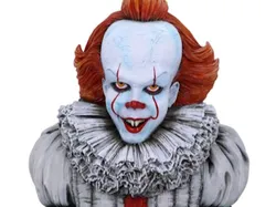 gratuită de Sculptures & Artworks STL Descărcare - Realistic Pennywise Clown Bust - 3D-Druck Graz